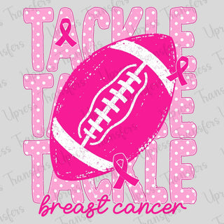 Polka Dotted Tackle x3 Breast Cancer