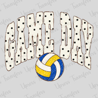 Polka Dotted Volleyball Game Day