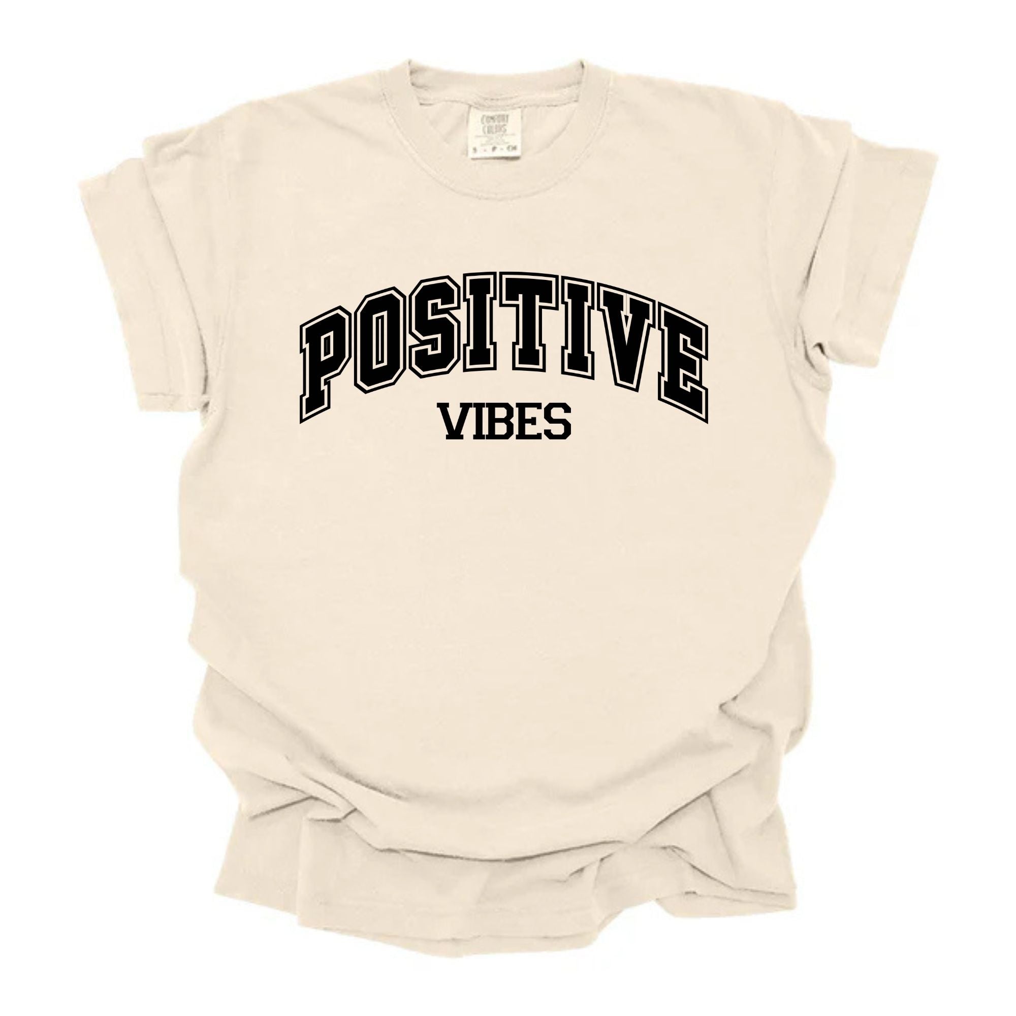 Positive Vibes Varsity Arched
