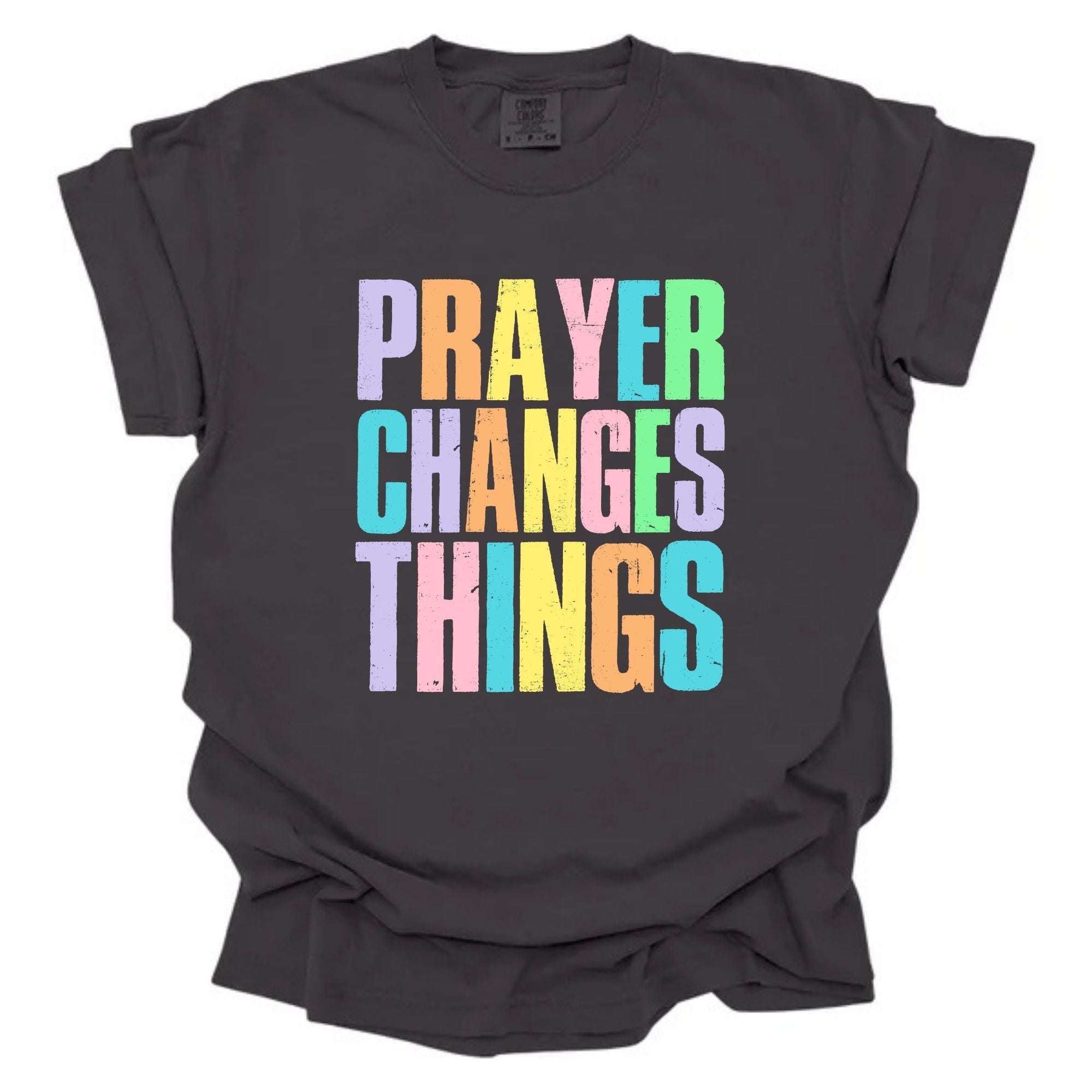 Prayer Changes Things Stacked Multicolored