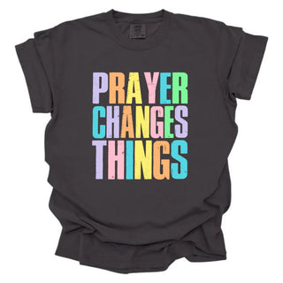 Prayer Changes Things Stacked Multicolored