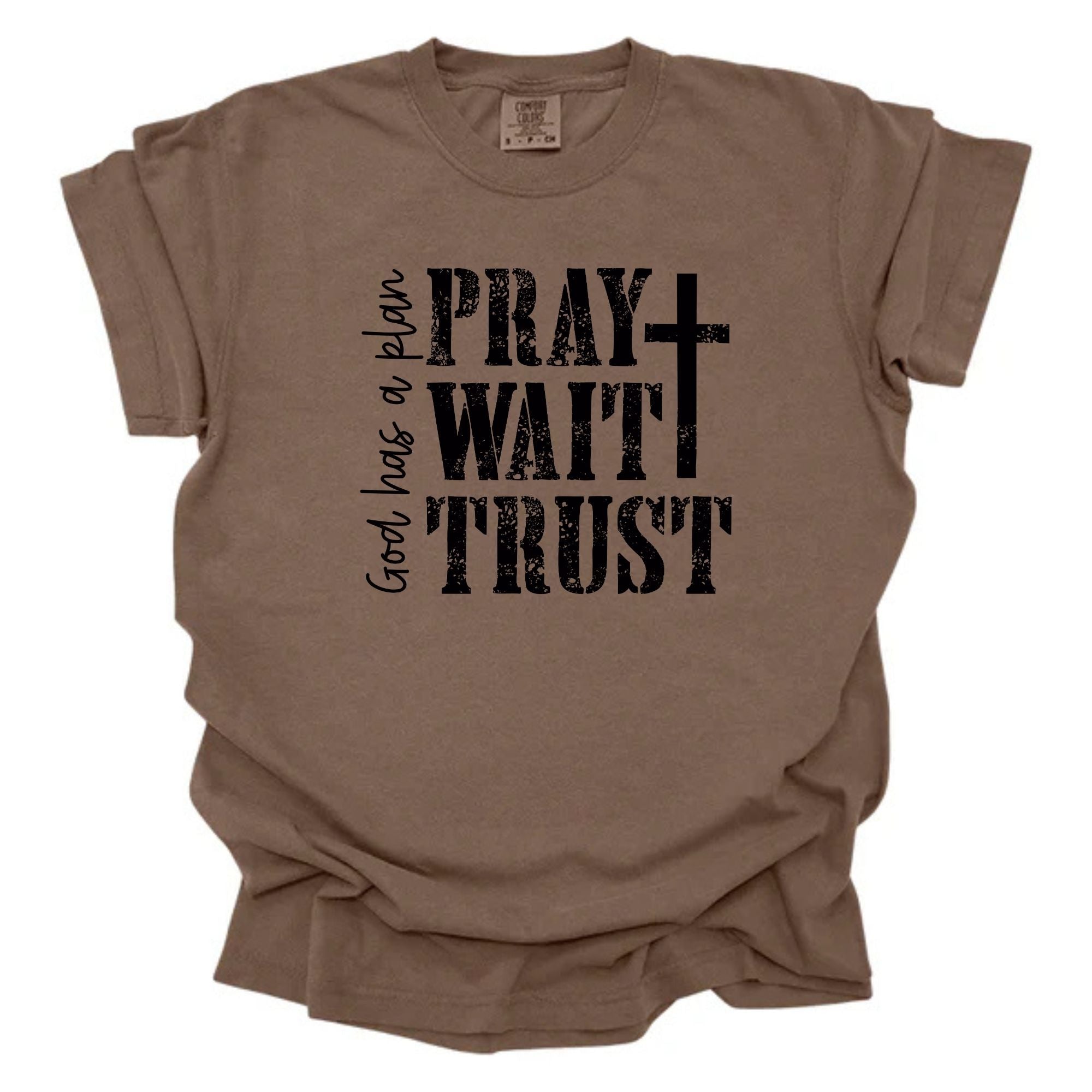 Pray Wait Distressed