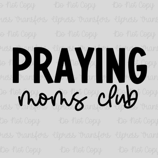 Praying Moms Club Simple Black