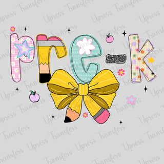 Pre K Doodle Pencil Bow