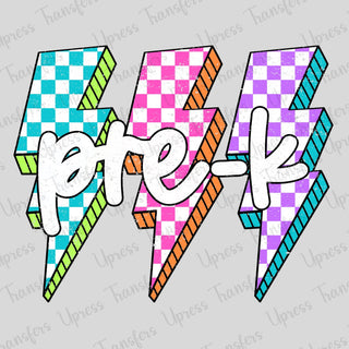 Pre K Neon Bolts