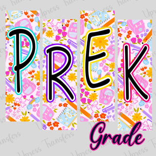 Pre K School Print