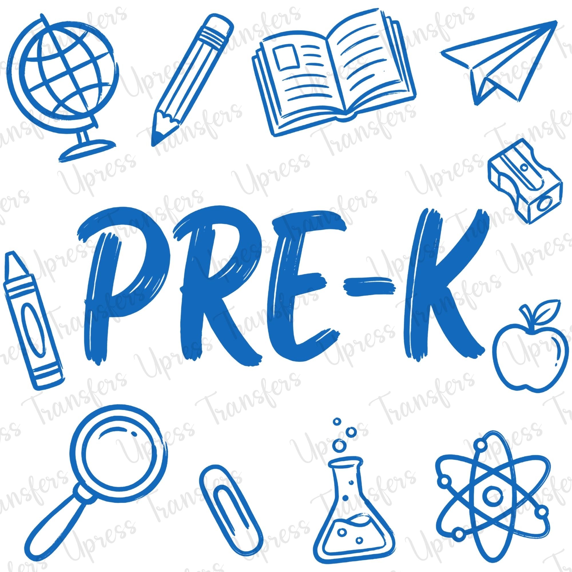 Prek Blue Doodle