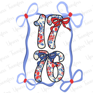 Preppy 1776 Coquette Bows