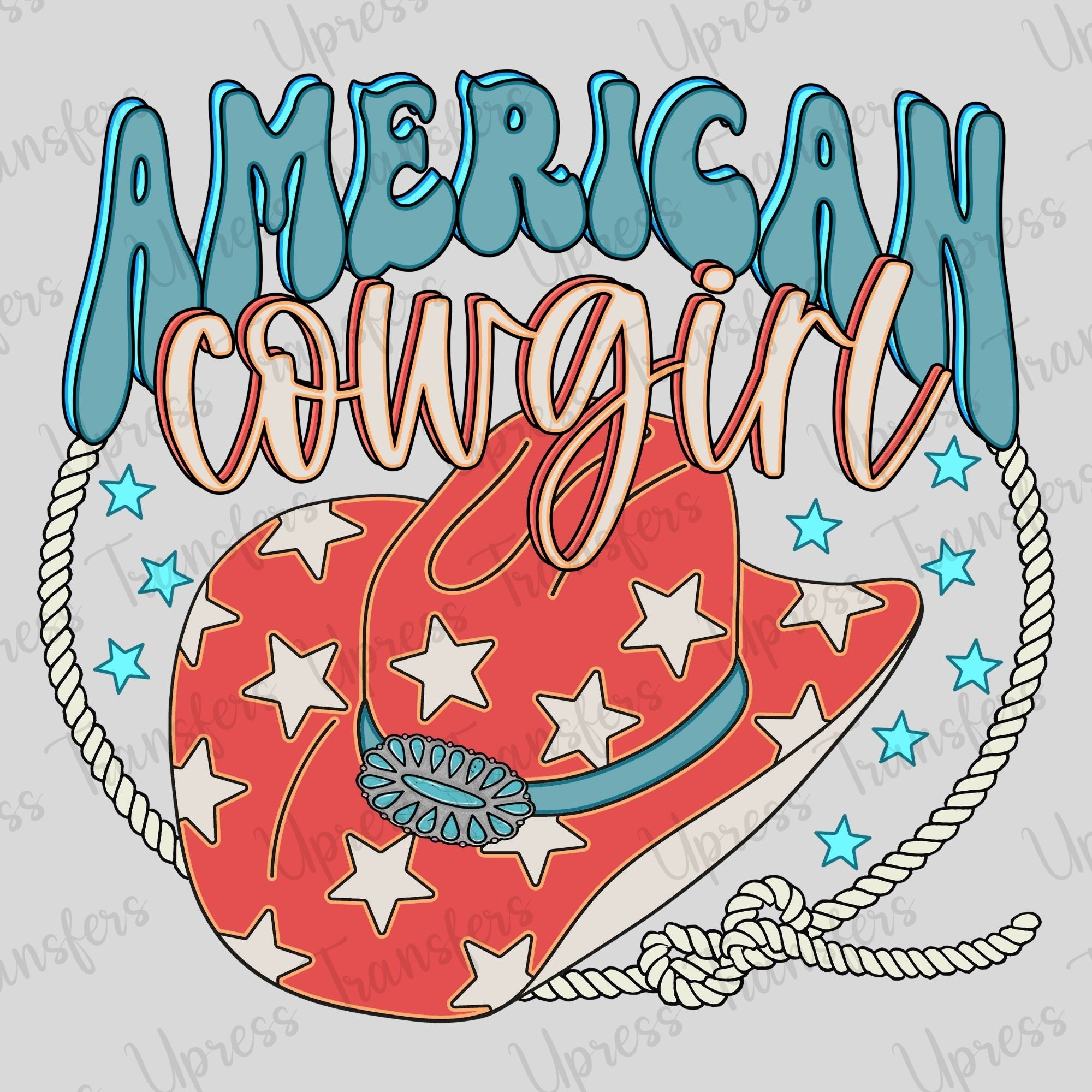 Preppy American Cowgirl Stars