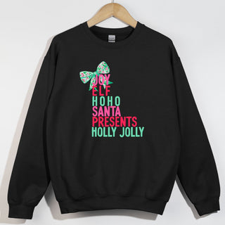 Preppy Christmas Words Coquette