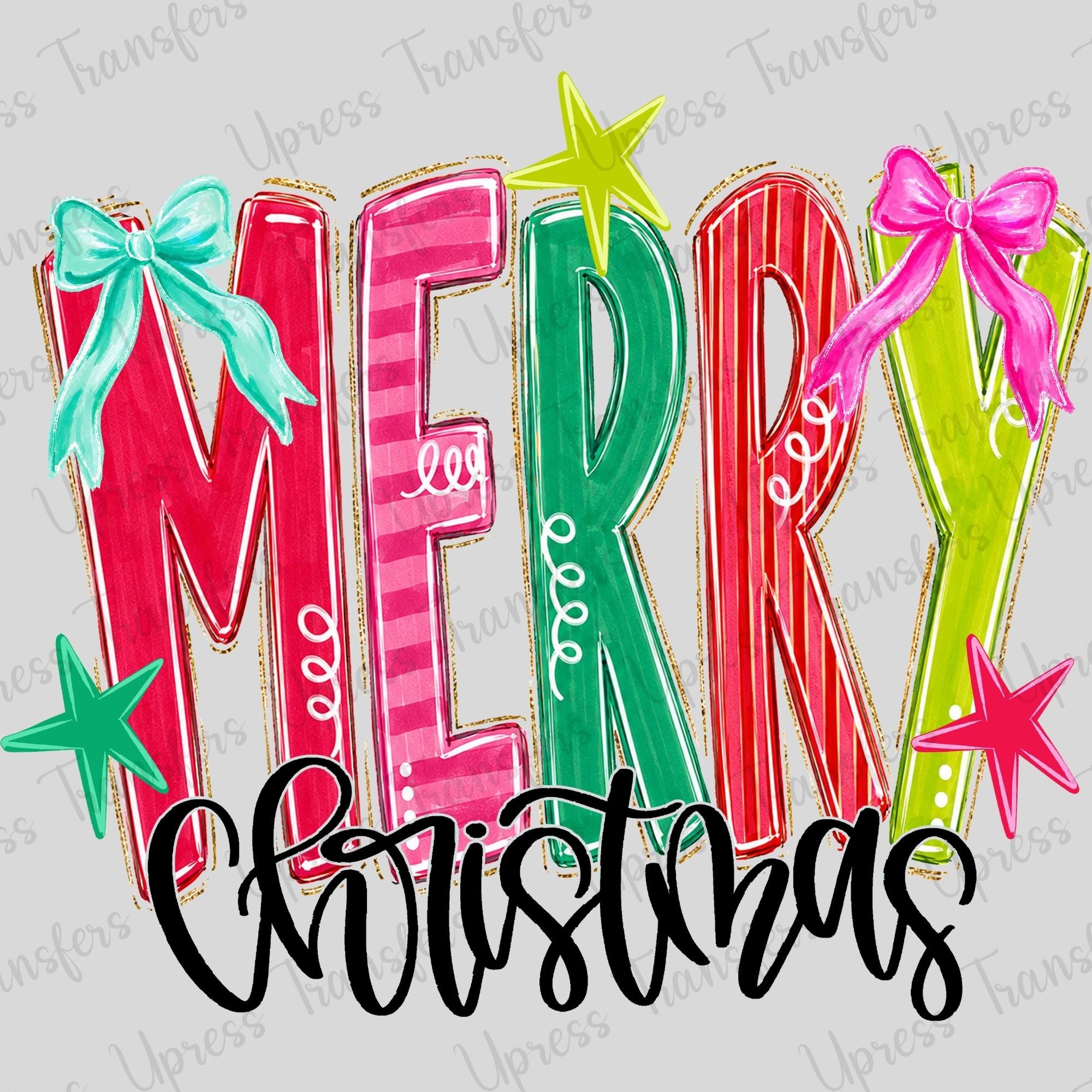 Preppy Doodle Merry Christmas