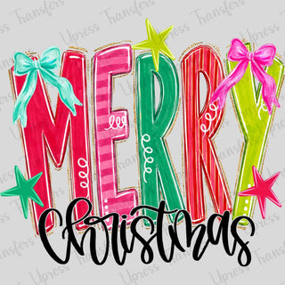Preppy Doodle Merry Christmas