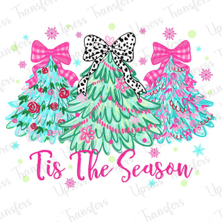 Preppy Doodle Trees Trio