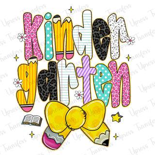 Preppy Kindergarten pencil bow