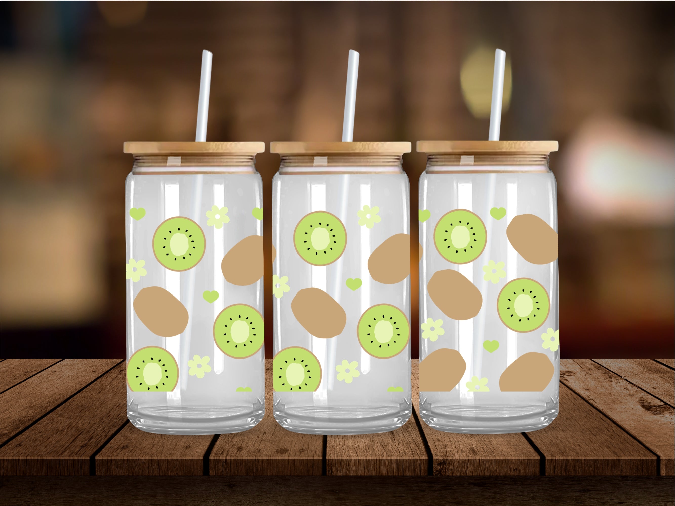 Preppy Kiwi 16 Oz Wrap