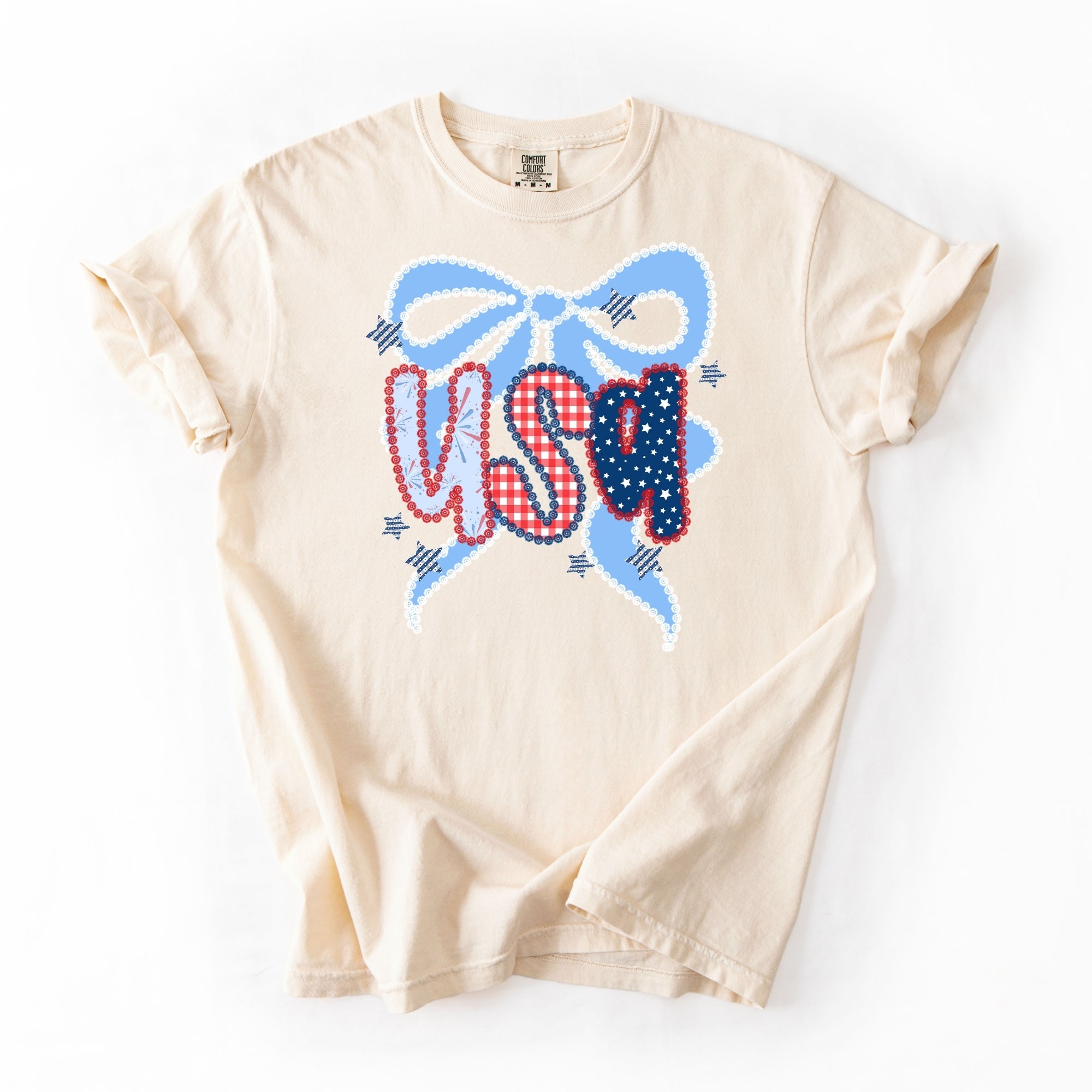 Preppy Laced USA Bow