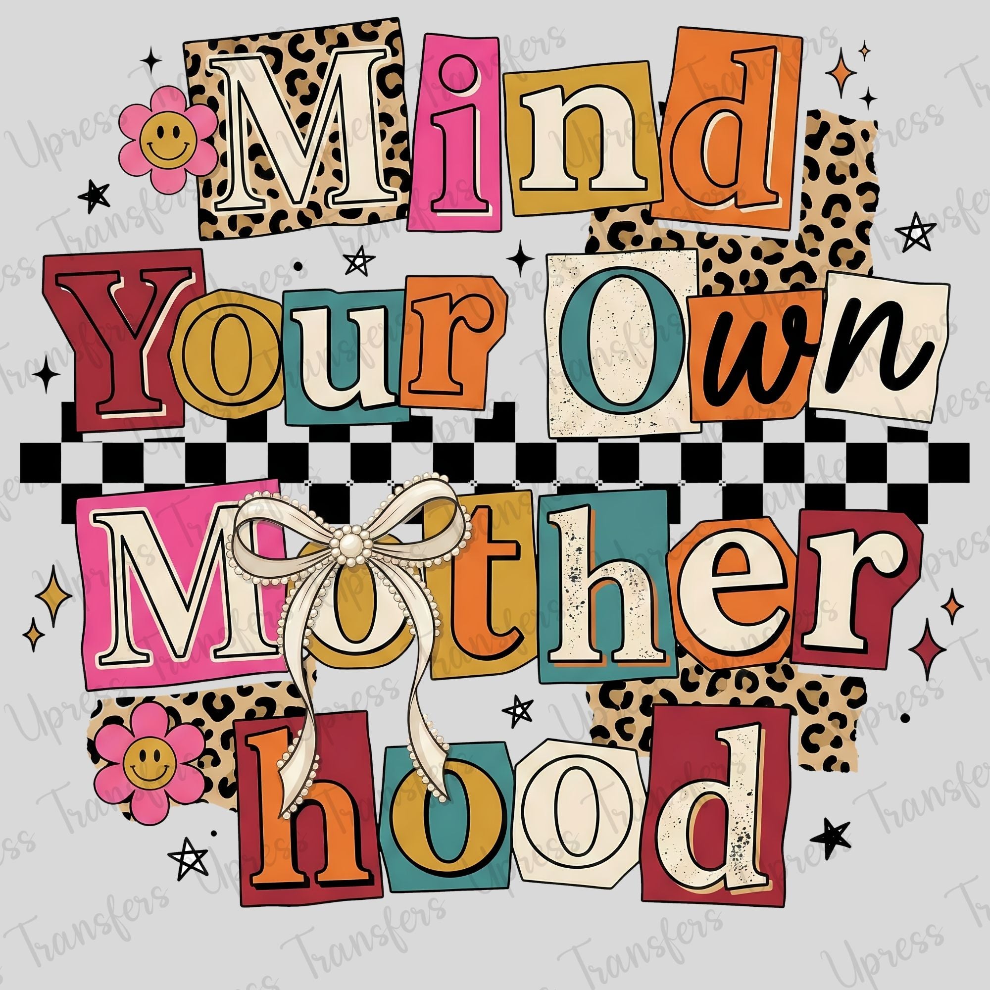 Preppy Mind Your Own Motherhood Bow
