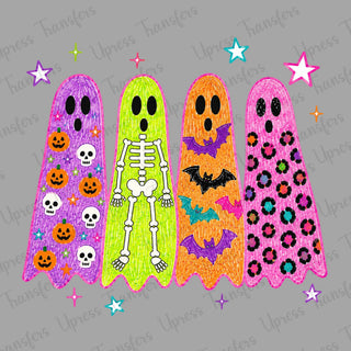 Preppy Neon Ghosts Funny