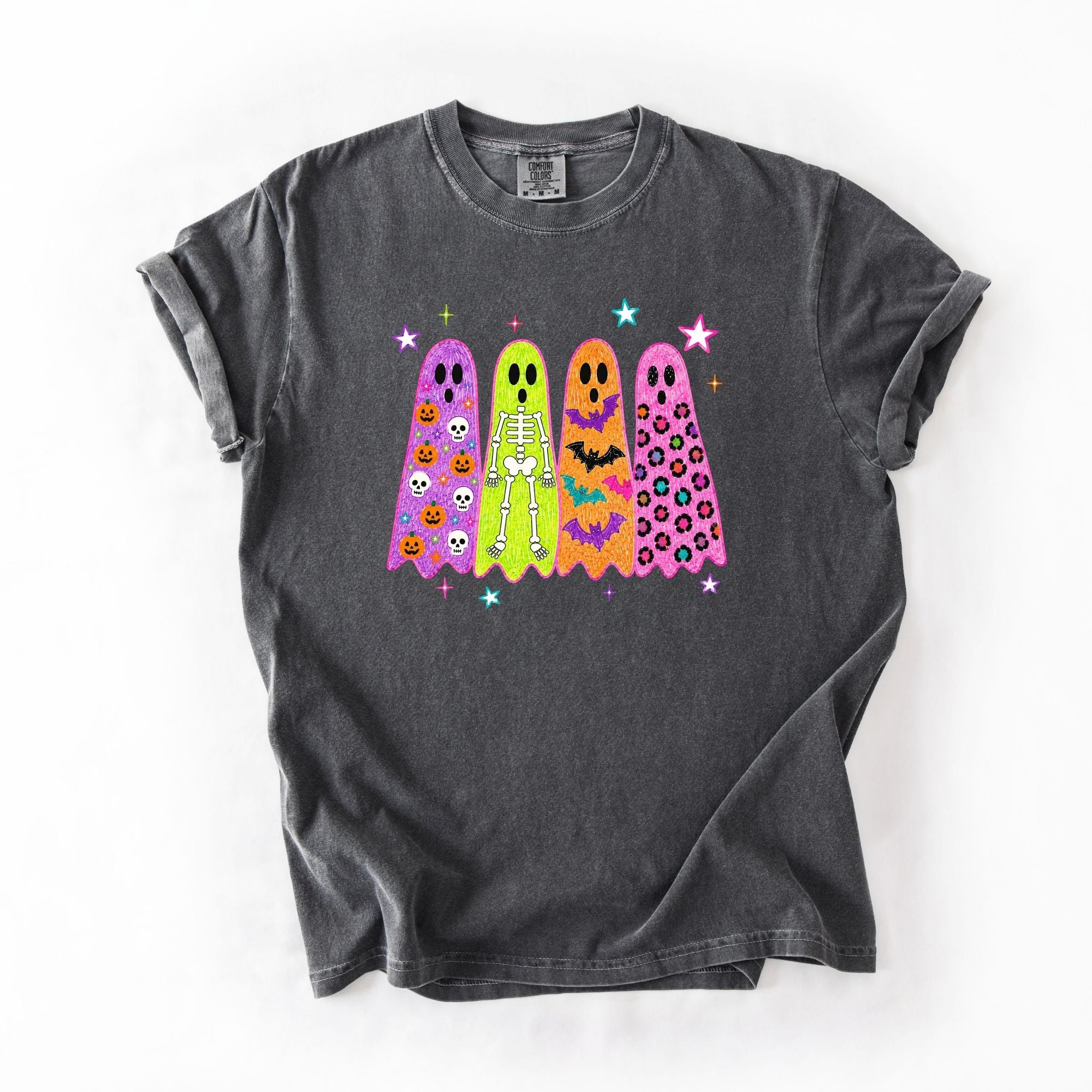 Preppy Neon Ghosts Funny