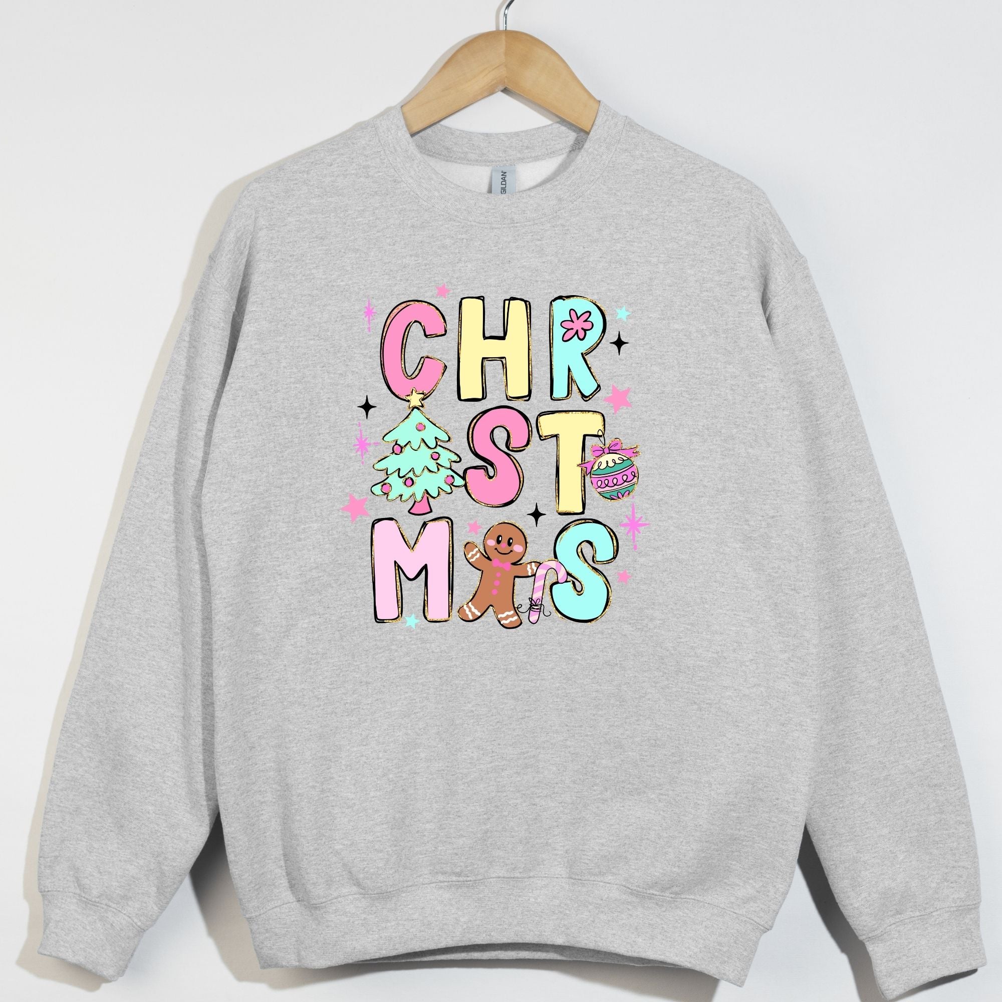 Preppy Pastel Stacked Christmas