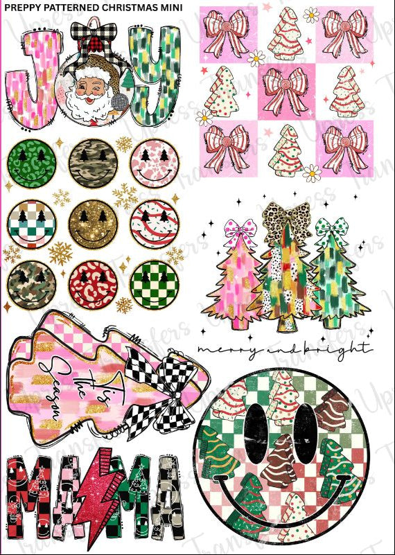 Preppy Patterned Christmas Mini