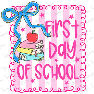 Preppy Pink Strips Frist