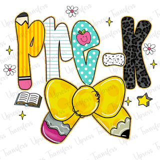 Preppy Pre-k Pencil bow