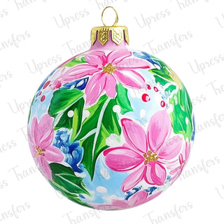 Preppy Pulitzer Patterned Ornament