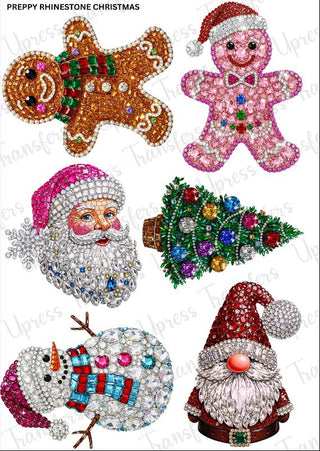 Preppy Rhinestone Christmas Mini