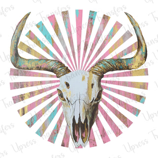 Preppy Skull Head Multicolored