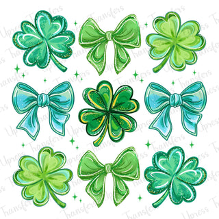 Preppy St. Patty Bows