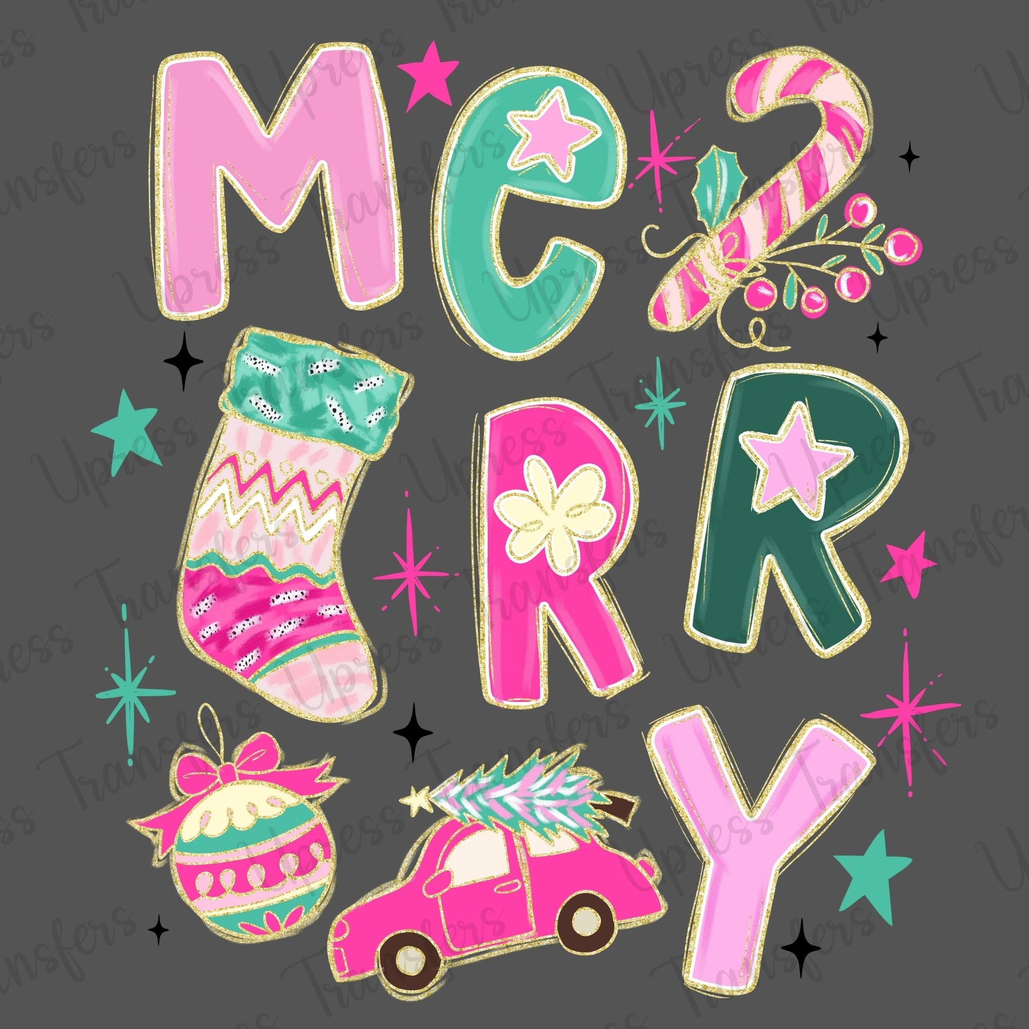 Preppy Stacked Merry