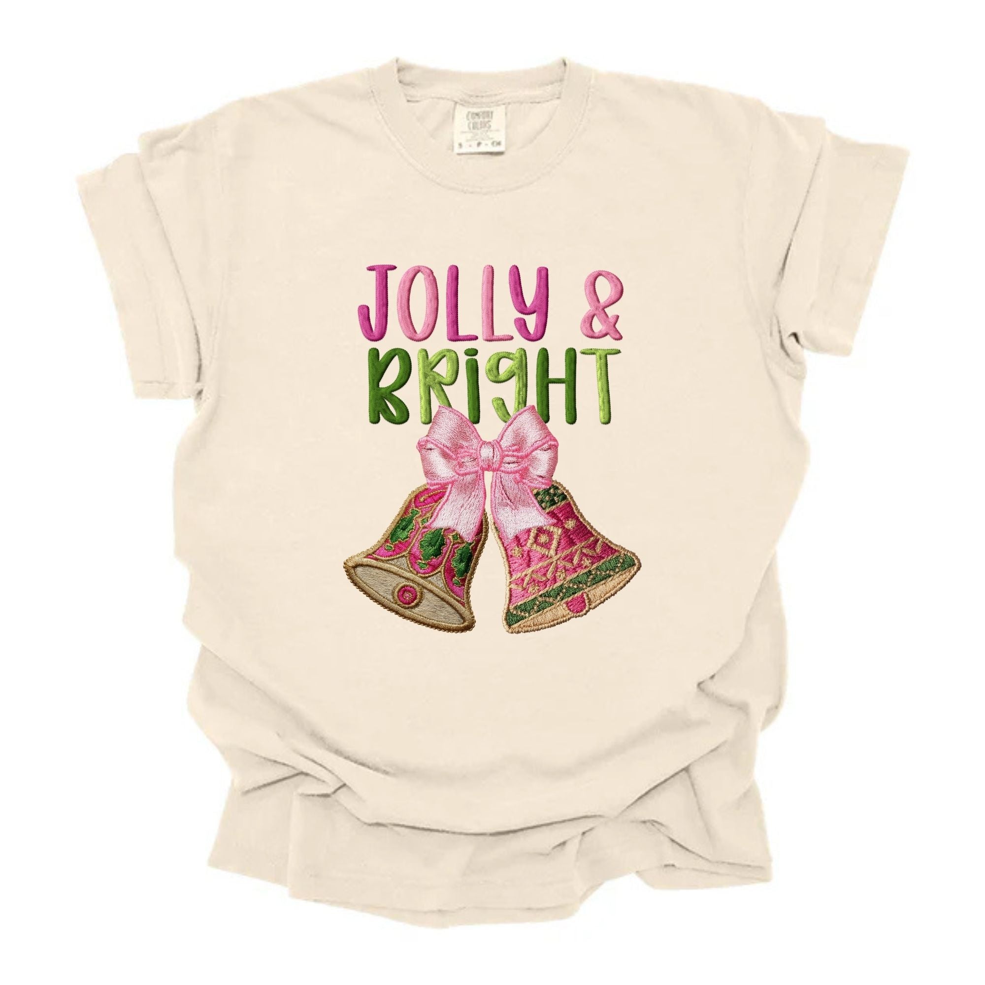 Preppy Stitched Jolly And Bright