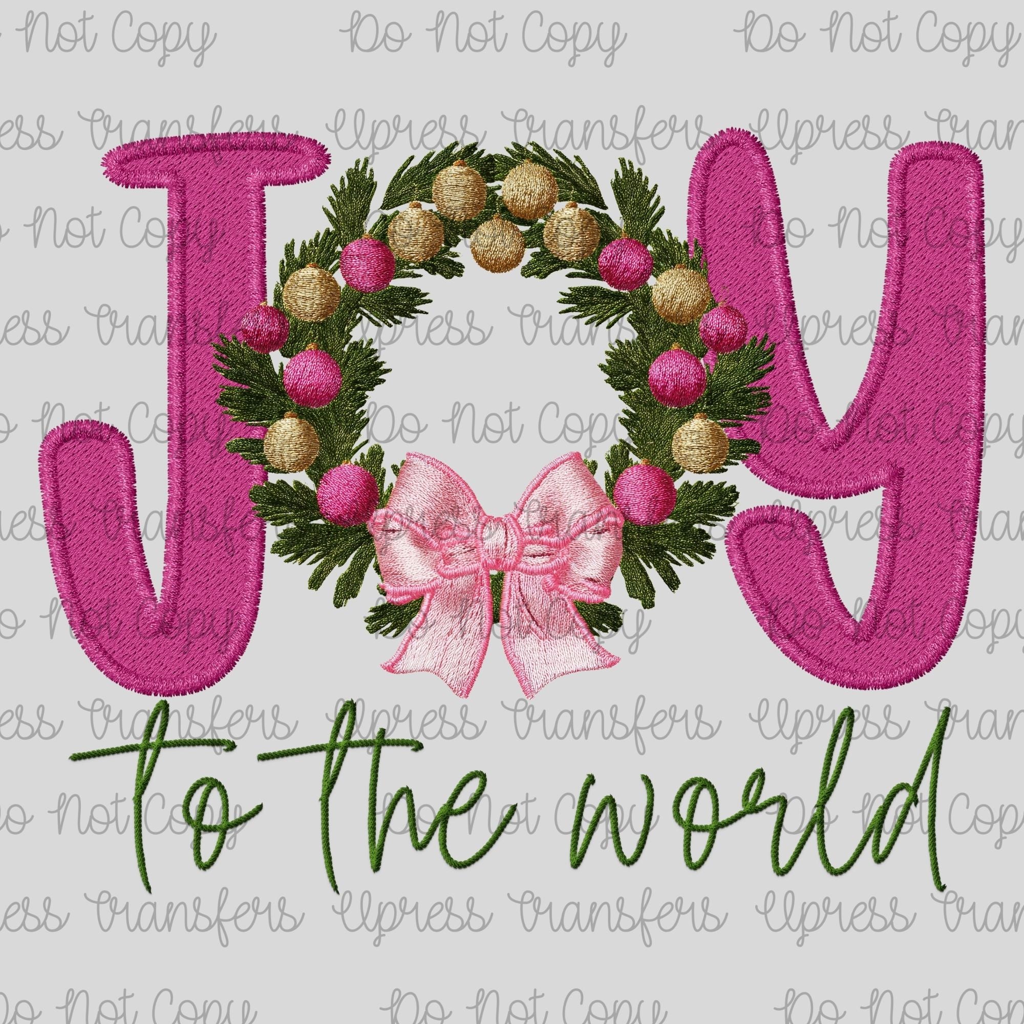 Preppy Stitched Joy