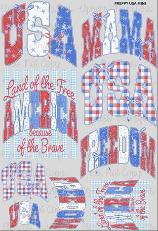Patterend USA Mini