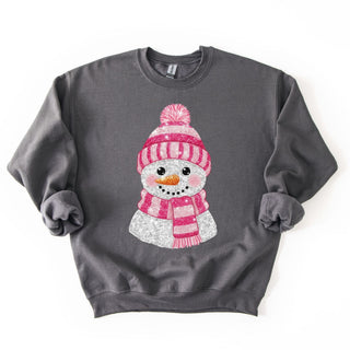Pretty In Pink Snowman