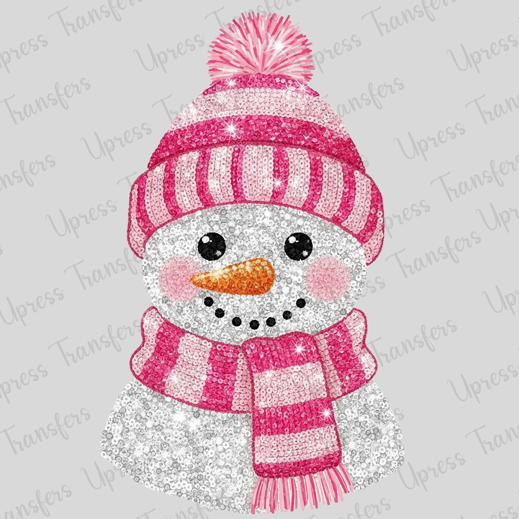 Pretty In Pink Snowman