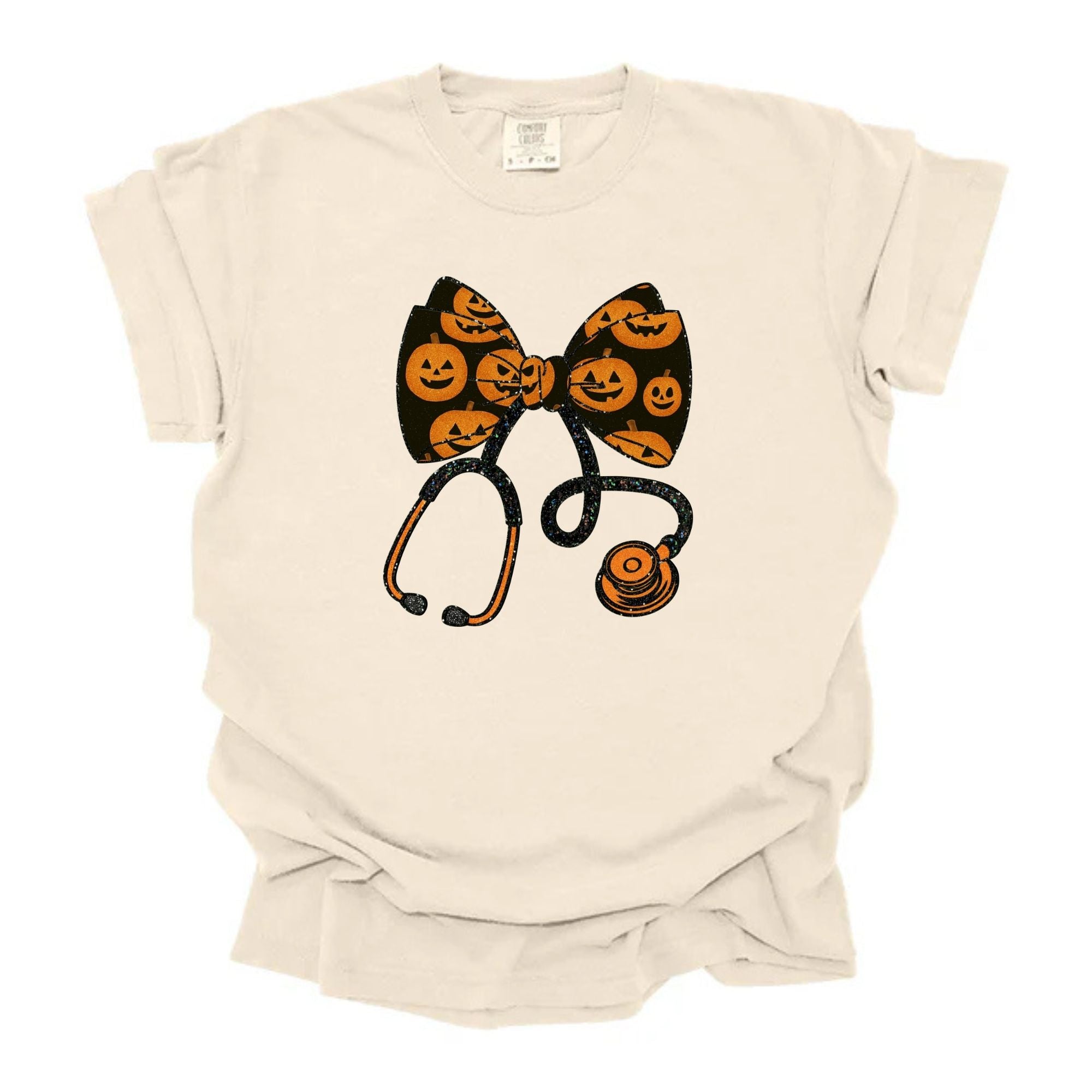 Pumpkin Bow Stethoscope