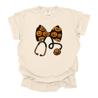 Pumpkin Bow Stethoscope