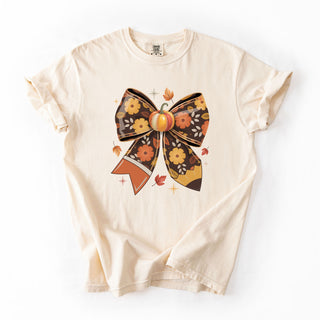 Pumpkin Floral Bow