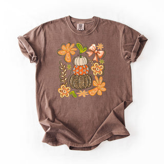 Pumpkin Flower Trio