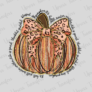 Pumpkin Glitter Outline