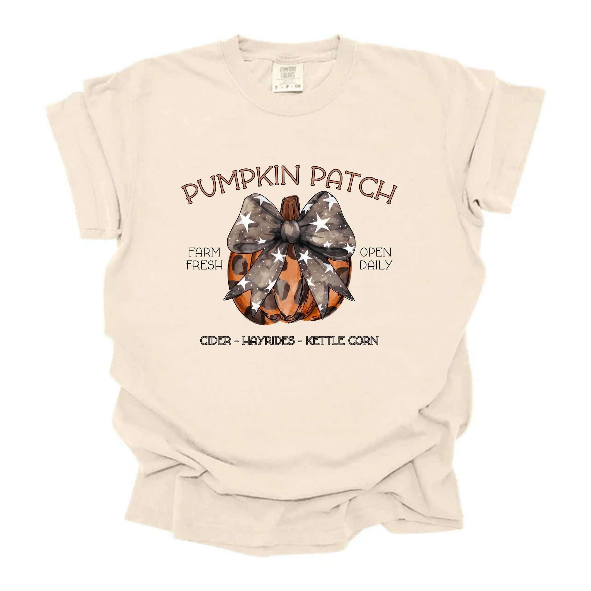 Pumpkin Patch Star Bow Pumpkin