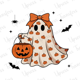 Pumpkin Patterned Ghost