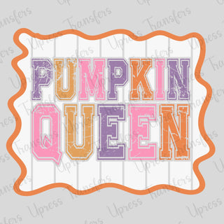 Pumpkin Queen Preppy Stripes