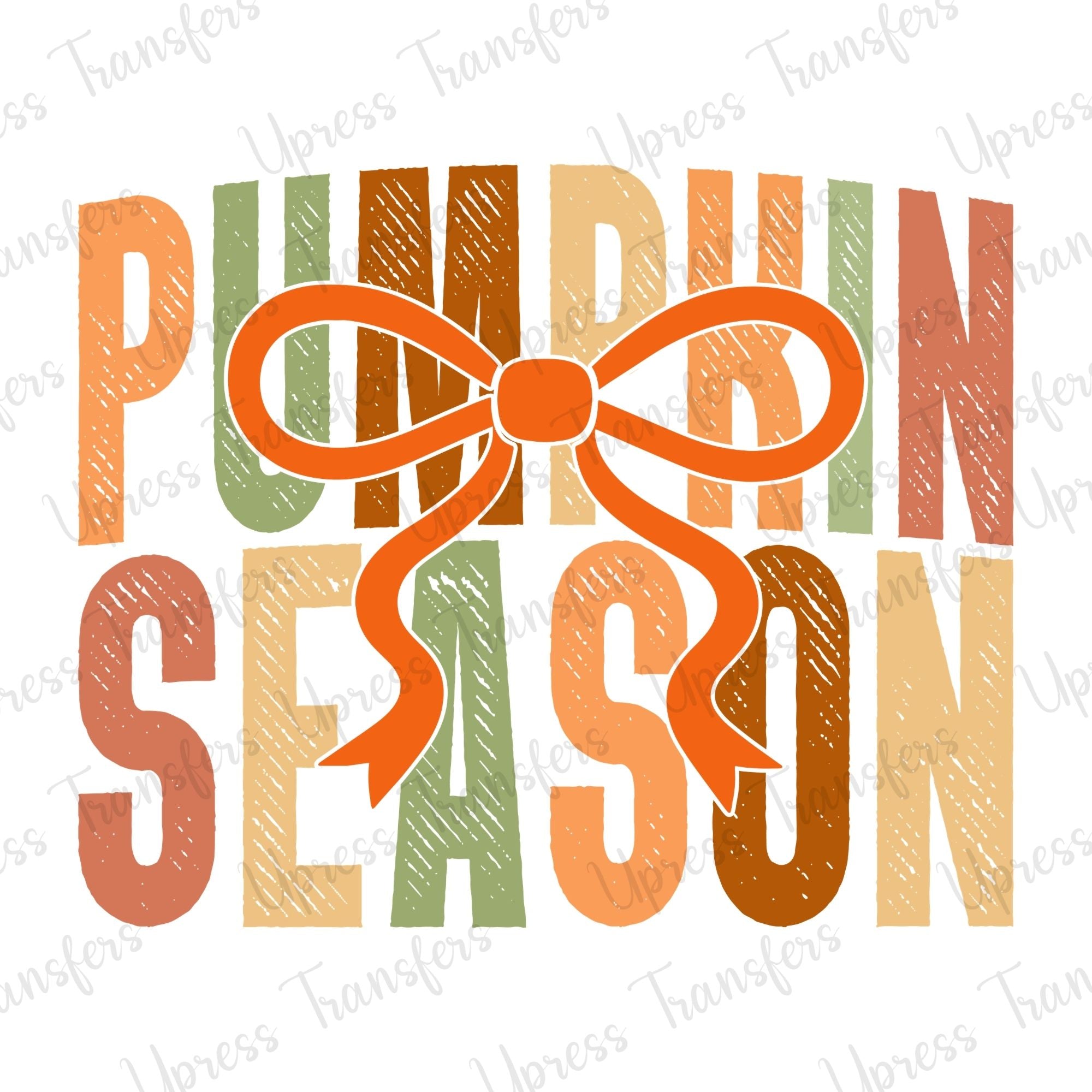 Pumpkin Season Middle Bow