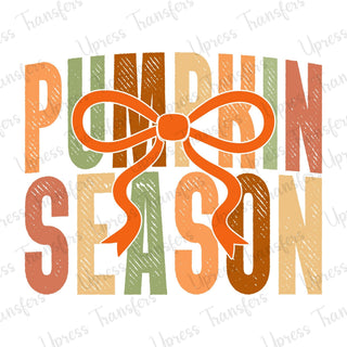 Pumpkin Season Middle Bow