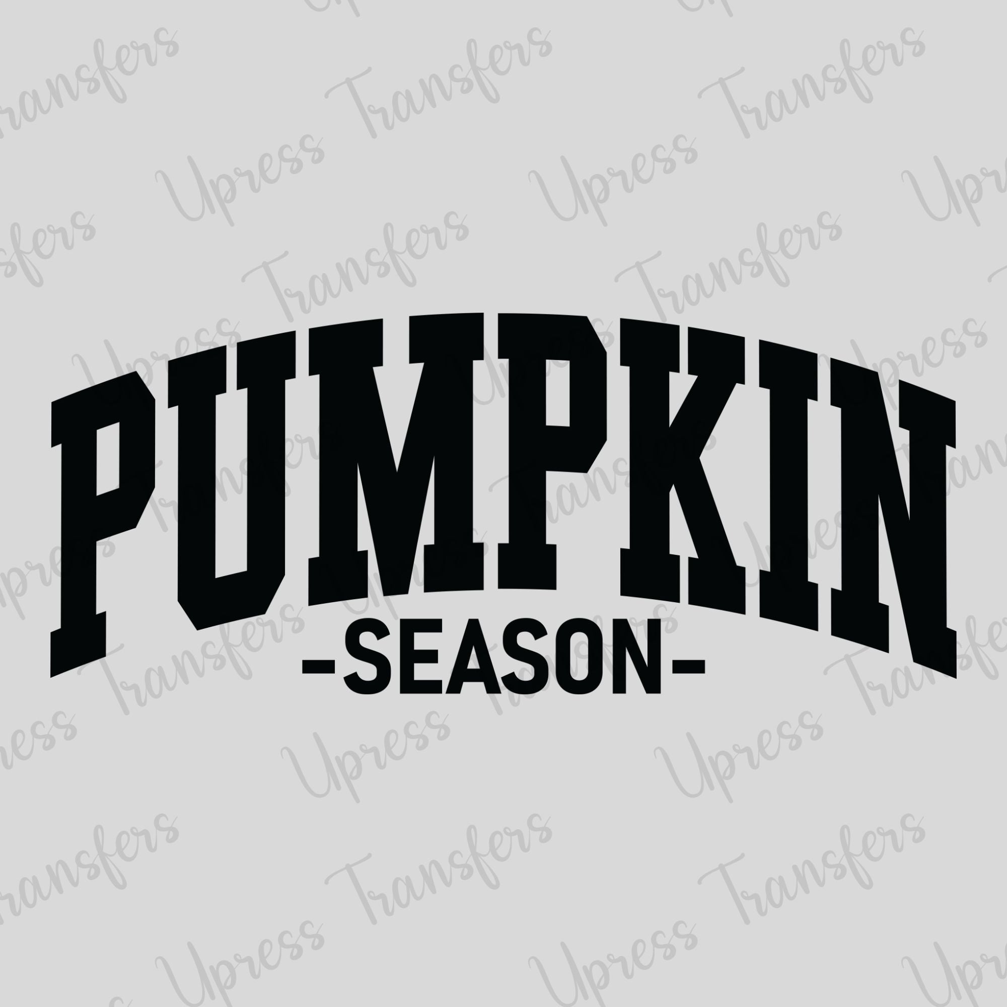 Pumpkin Season Varsity Black