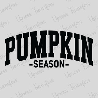 Pumpkin Season Varsity Black