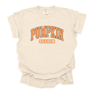 Pumpkin Season Varsity Orange Distressed